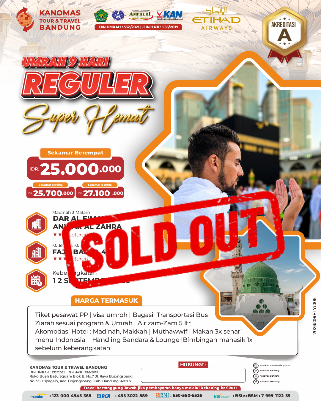 12 september sold out